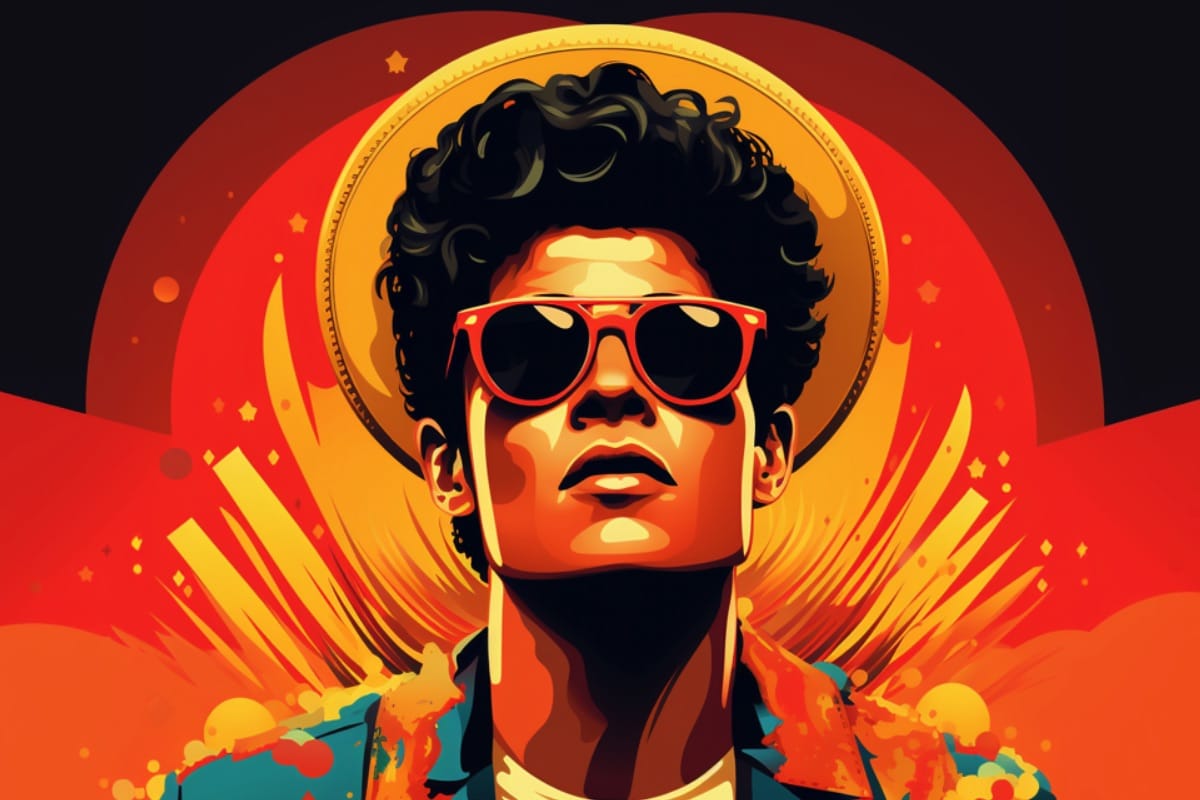Bruno Mars illustration