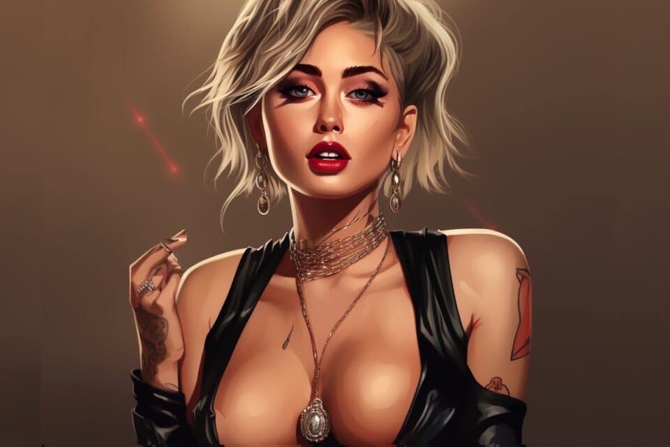 Miley Cyrus illustration