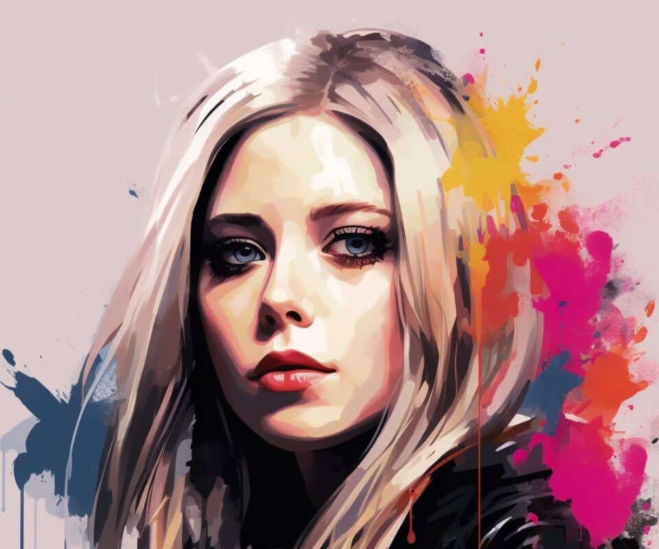 Avril Lavigne - Best Damn Thing - Illustration