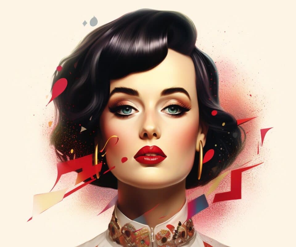Katy Perry - Top 25 Songs - Illustration